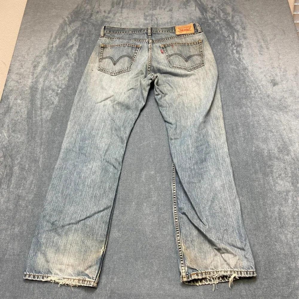Levi's 559 Jeans Mens 33x32 Blue Denim All Day Comfort Relaxed Fit Straight Leg